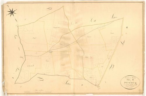 Plan napoléonien, atlas-B2 Pusocq, Barbaste