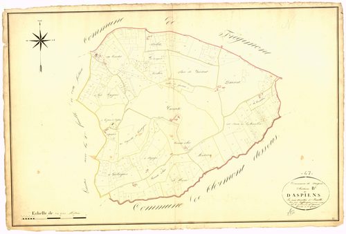 Plan napoléonien, atlas-B1 Daspiens, Bazens