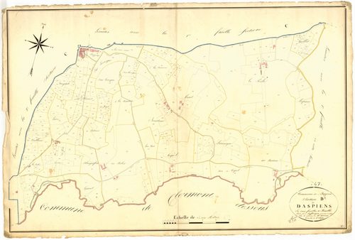 Plan napoléonien, atlas-B2 Daspiens, Bazens