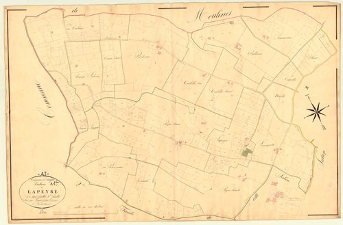 Plan napoléonien, atlas-A1 La Peyre, Beaugas