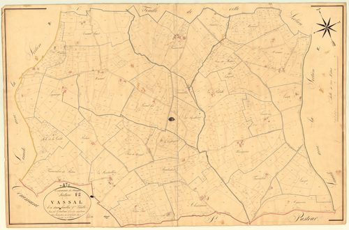 Plan napoléonien, atlas-F2 Vassal, Beaugas