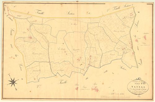 Plan napoléonien, atlas-F1 Vassal, Beaugas