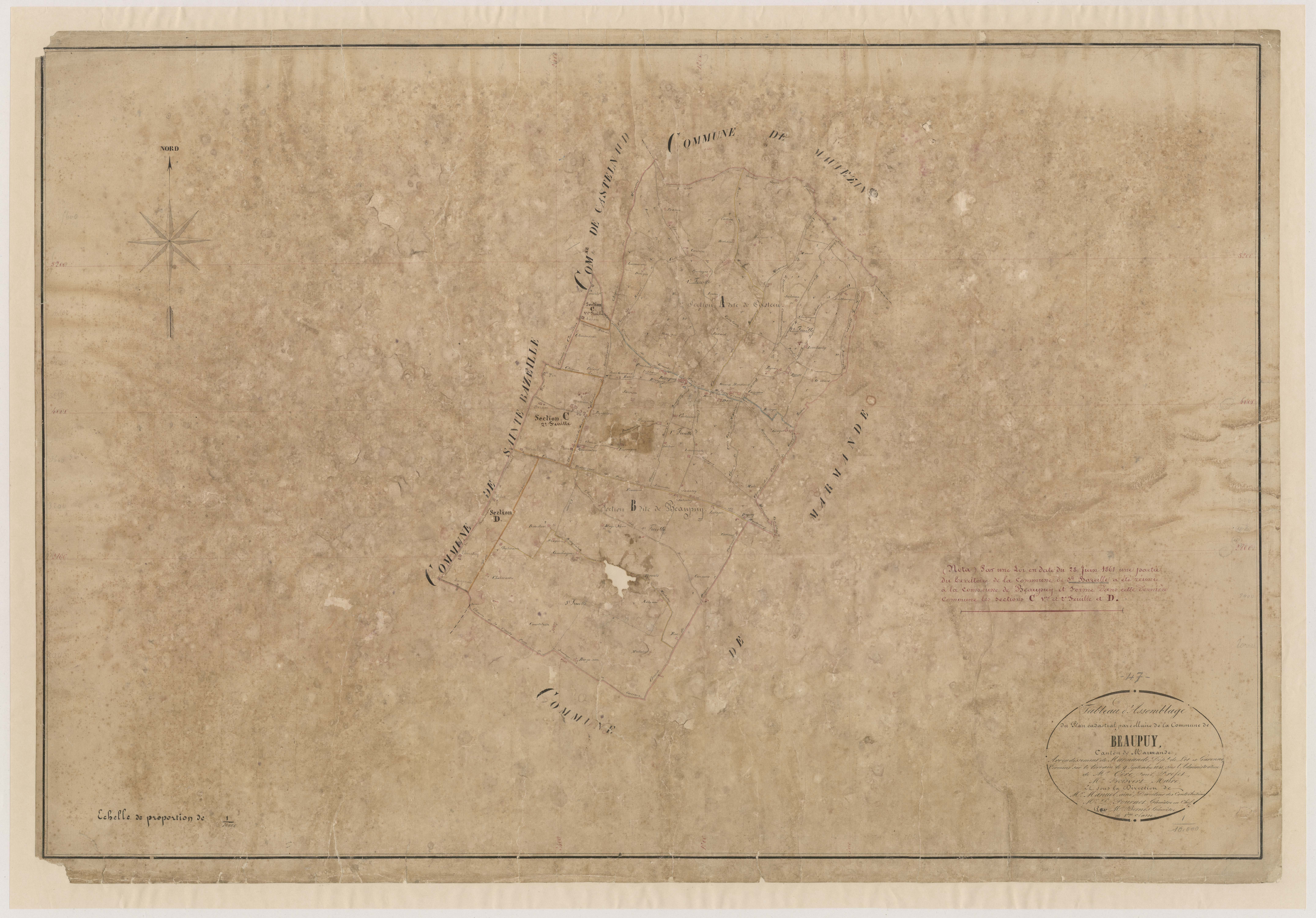 Plan napoléonien-TA, Beaupuy
