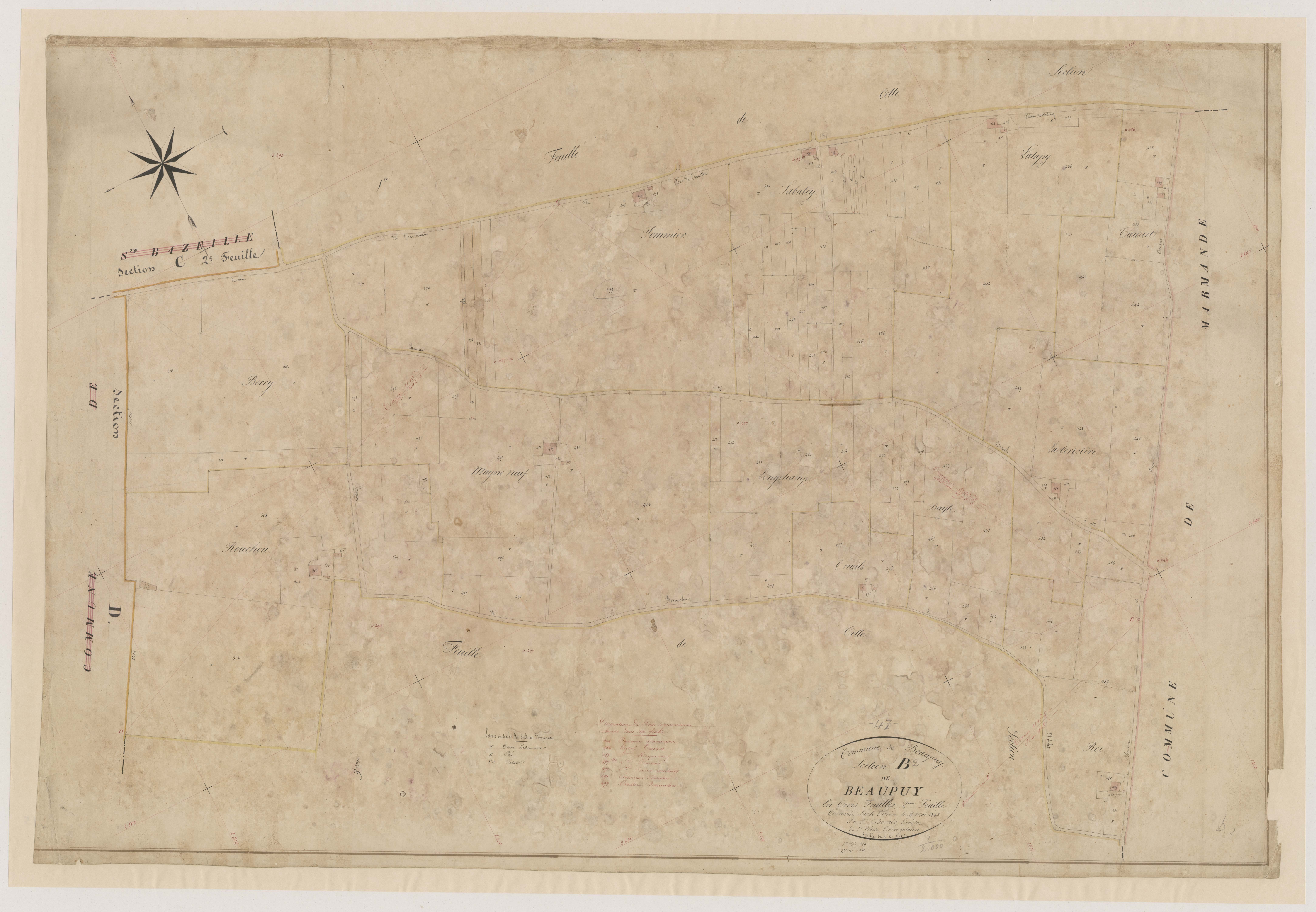 Plan napoléonien-B2 Beaupuy, Beaupuy