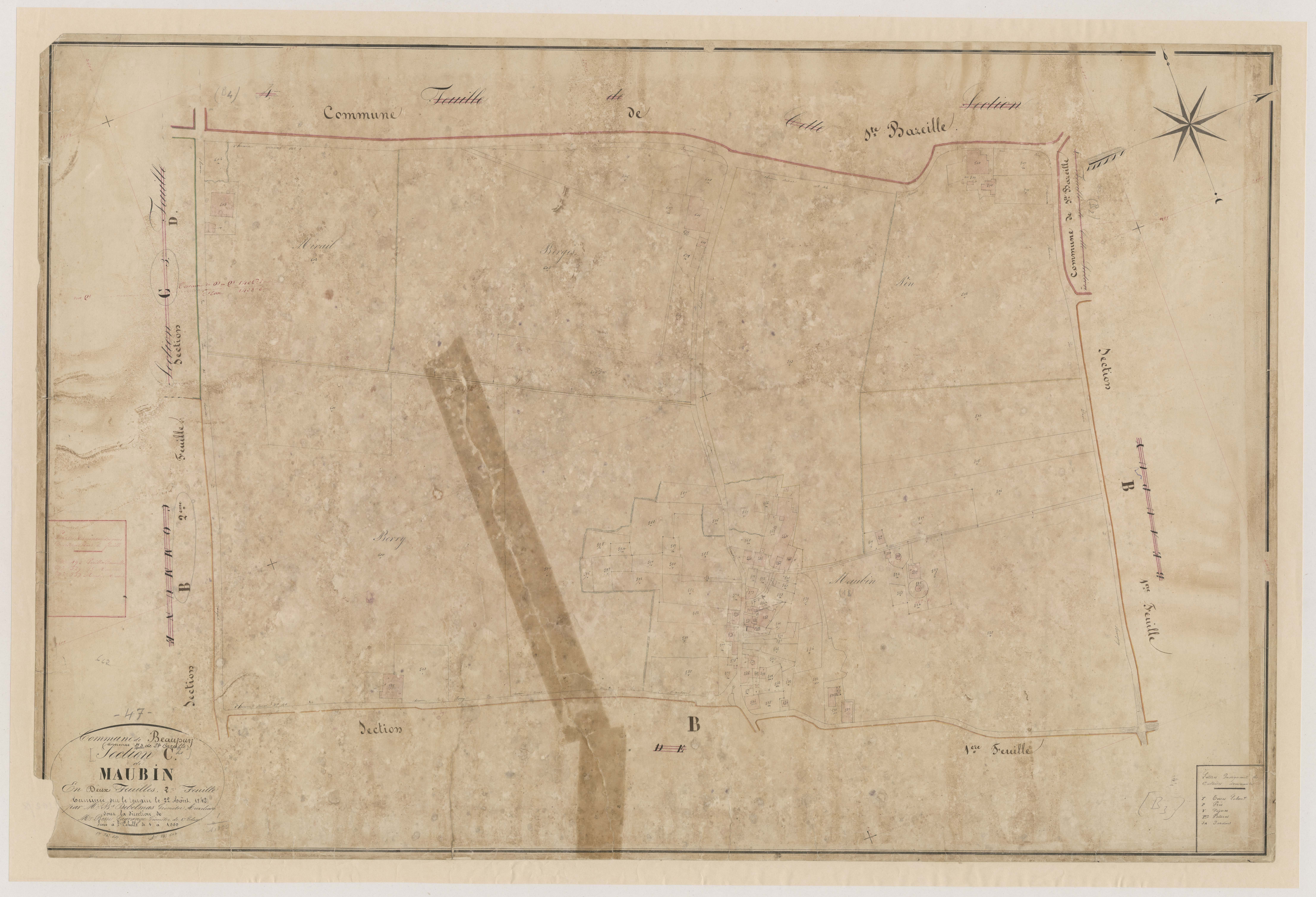 Plan napoléonien-C2 Maubin, Beaupuy