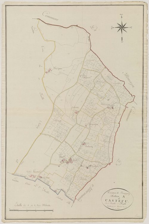 Plan primitif, atlas-A2 Castecu, Beaupuy