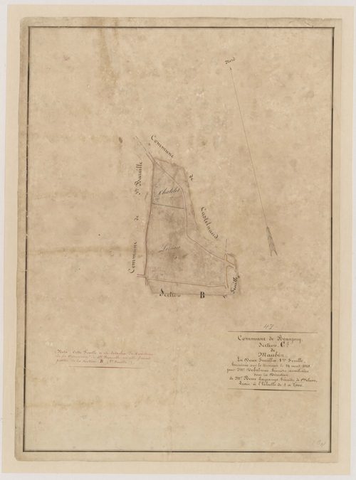 Plan napoléonien-C1 Maubin, Beaupuy