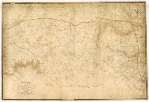 Plan napoléonien, feuille préparatoire-B1 Massanès, Beauville