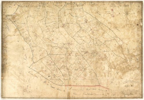 Plan napoléonien, feuille préparatoire-B2 Massanès, Beauville