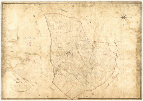 Plan napoléonien, feuille préparatoire-C1 Pau, Beauville