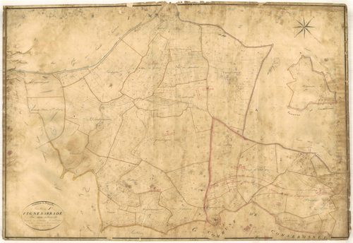 Plan napoléonien, feuille préparatoire-F Vignebarrade, Beauville