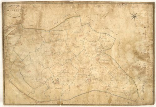 Plan napoléonien, feuille préparatoire-I1 Beauville, Beauville