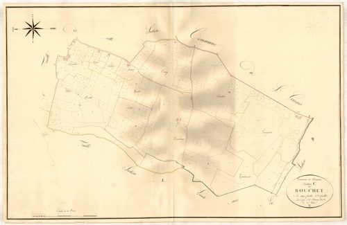 Plan napoléonien, atlas-C2 Bouchet, Beauziac