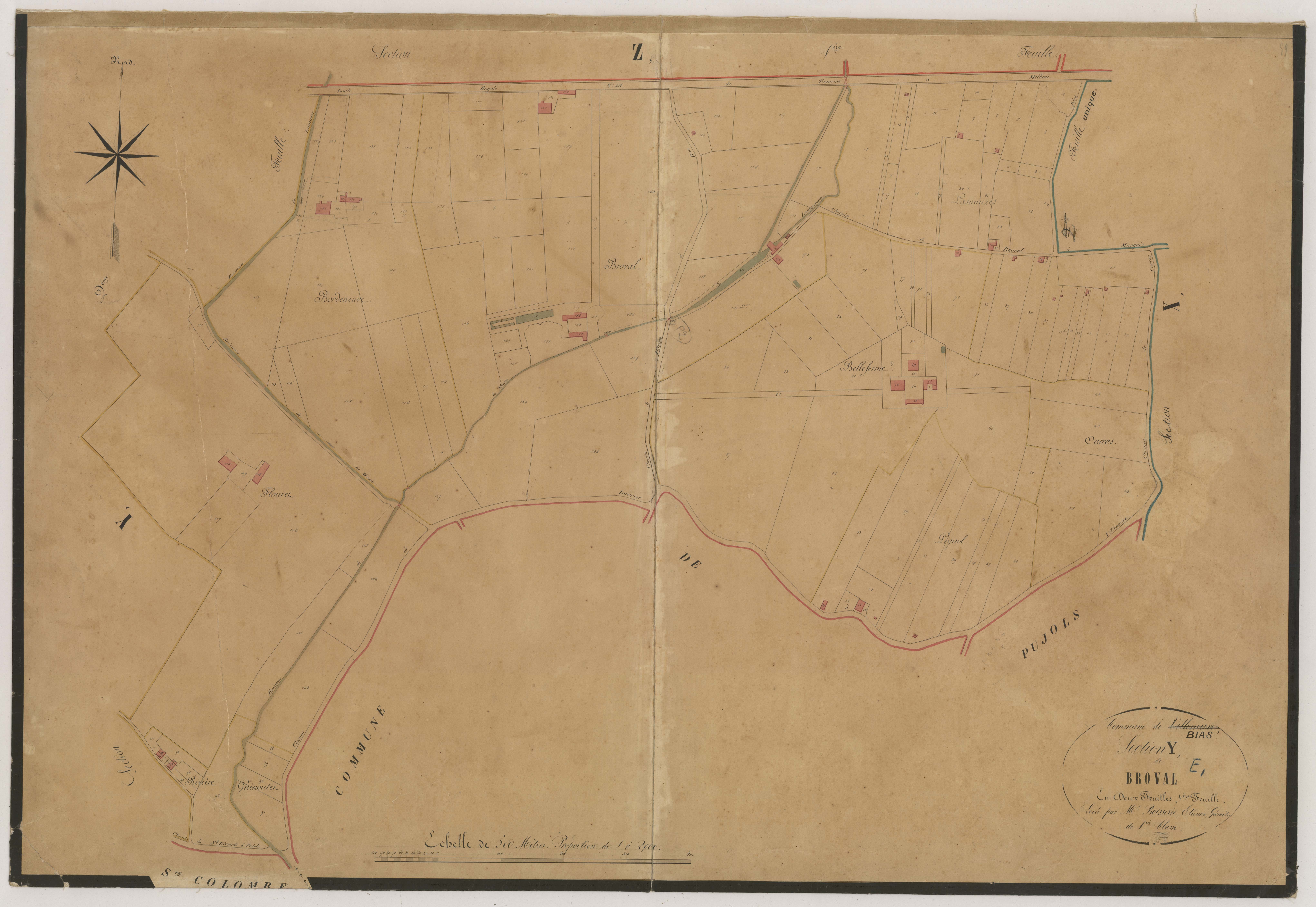 Plan napoléonien-E1 Broval, Bias