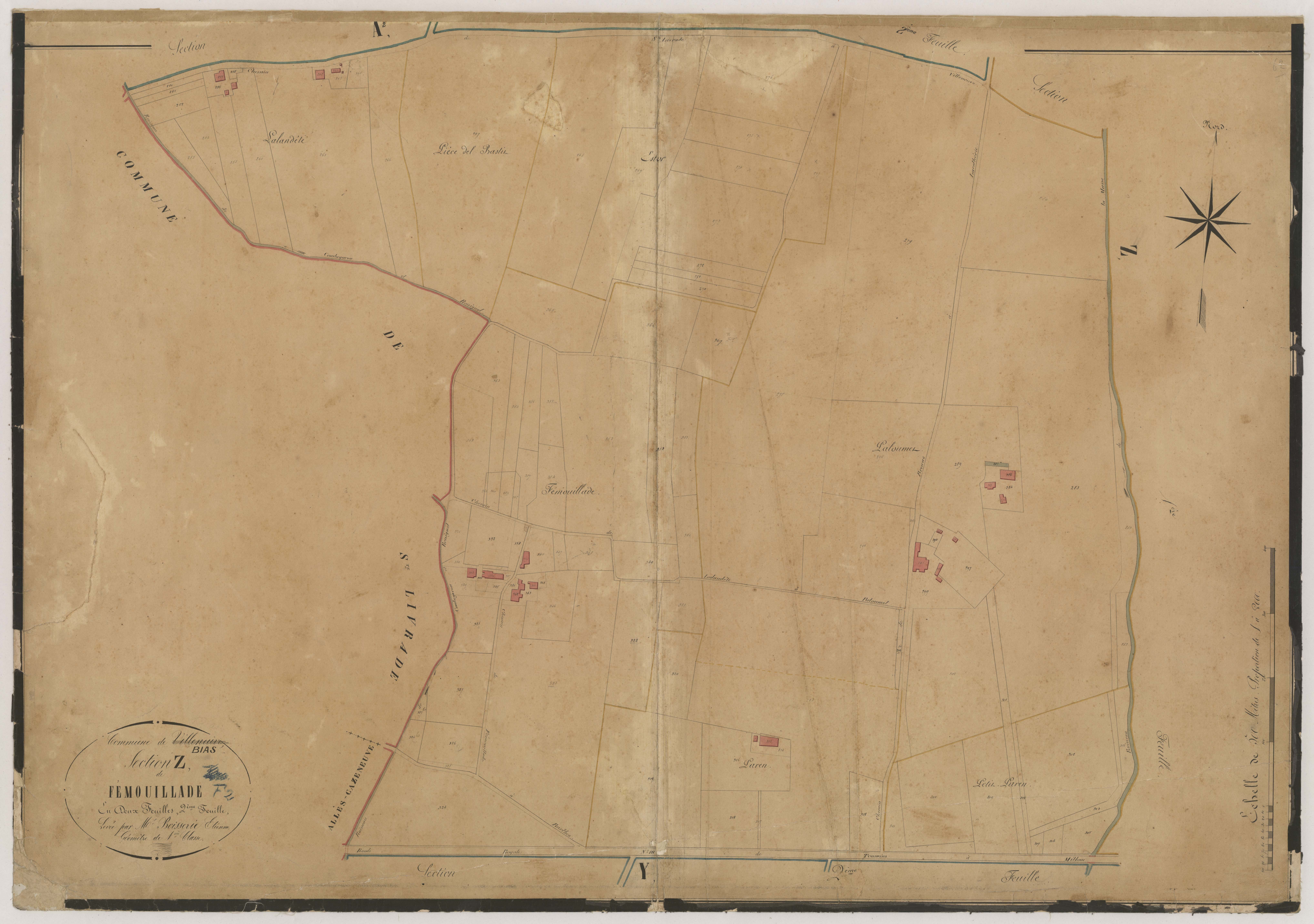 Plan napoléonien-F2 Fémouillade, Bias