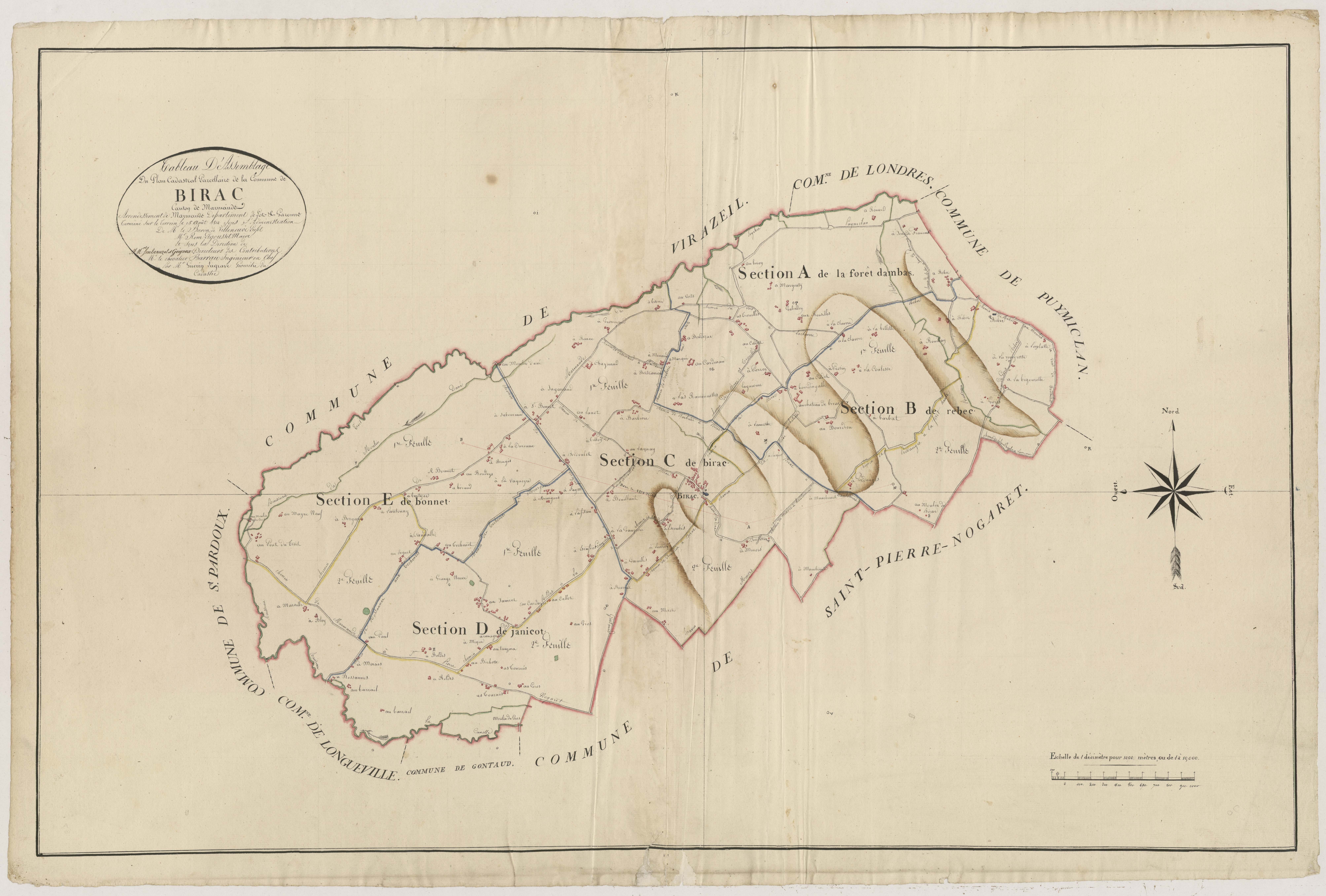 Plan primitif, atlas-TA, Birac-sur-Trec