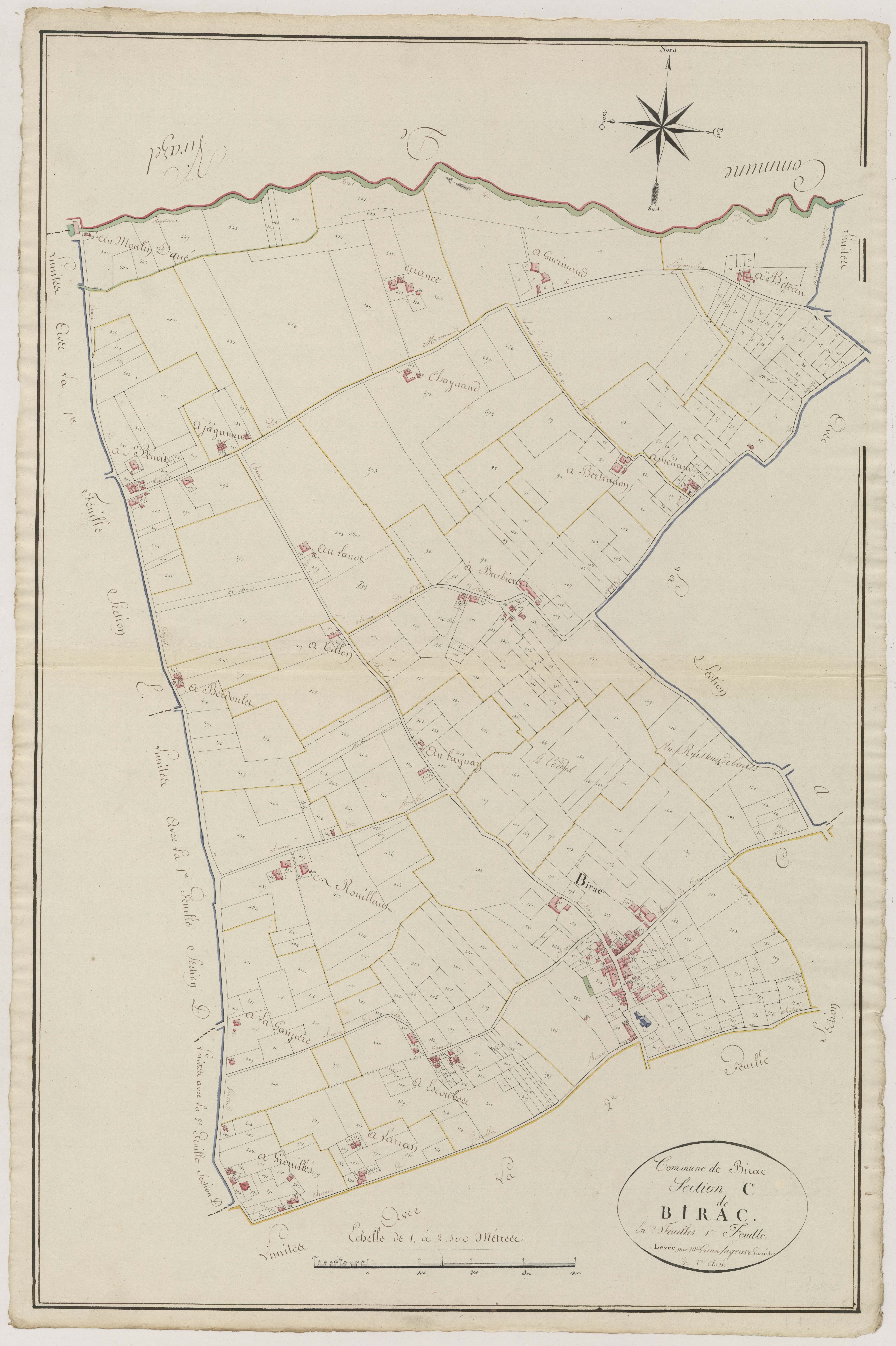 Plan primitif, atlas-C1 Birac, Birac-sur-Trec