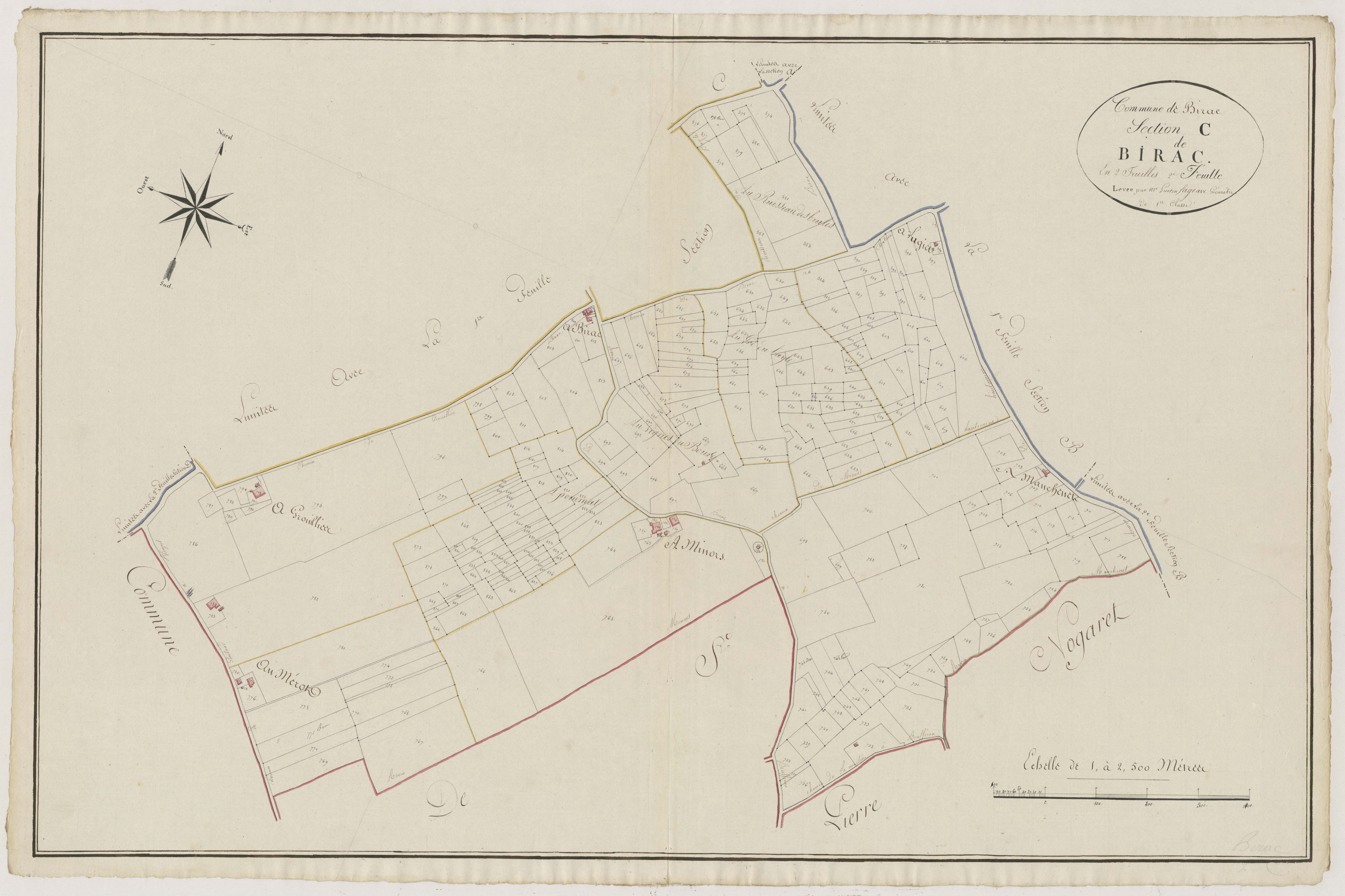 Plan primitif, atlas-C2 Birac, Birac-sur-Trec