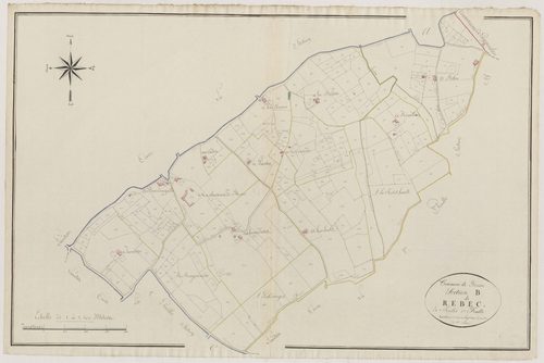 Plan primitif, atlas-B1 Rebec, Birac-sur-Trec