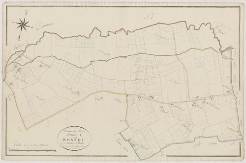 Plan primitif, atlas-E1 Bonnet, Birac-sur-Trec