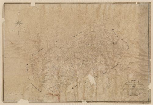 Plan napoléonien, feuille préparatoire-TA, Birac-sur-Trec