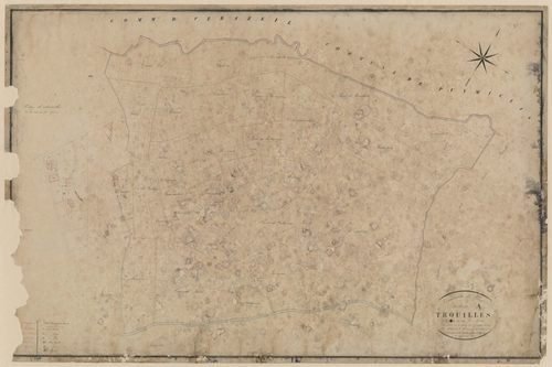 Plan napoléonien, feuille préparatoire-A1 Trouillès, Birac-sur-Trec