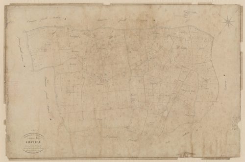 Plan napoléonien, feuille préparatoire-C1 Château, Birac-sur-Trec