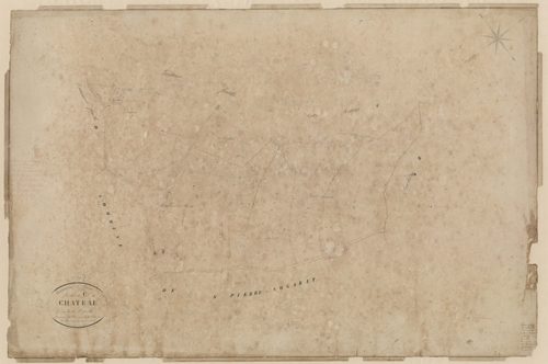 Plan napoléonien, feuille préparatoire-C2 Château, Birac-sur-Trec