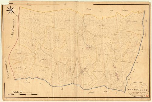 Plan napoléonien, atlas-A2 Perrousset, Blanquefort-sur-Briolance