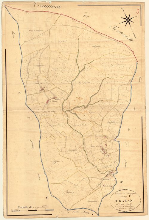 Plan napoléonien, atlas-C Traban, Blanquefort-sur-Briolance