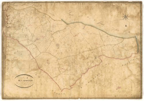 Plan napoléonien, feuille préparatoire-D2 Lamartinie, Blaymont
