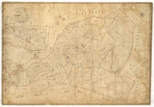 Plan napoléonien, feuille préparatoire-E Sainte-Foy, Blaymont