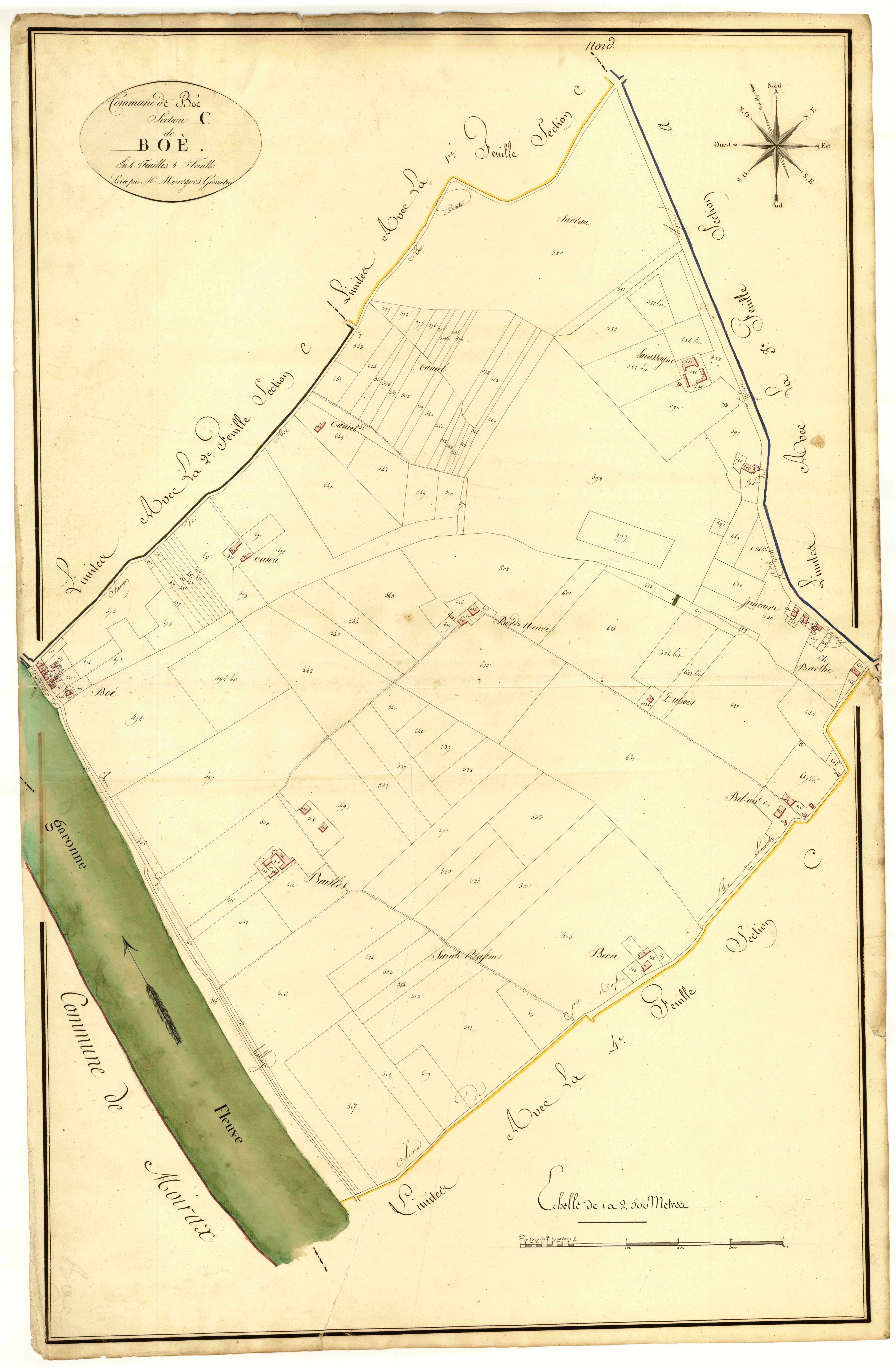 Plan primitif, atlas-C3 Boë, Boé