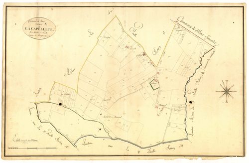Plan primitif, atlas-A5 La Capellette, Boé