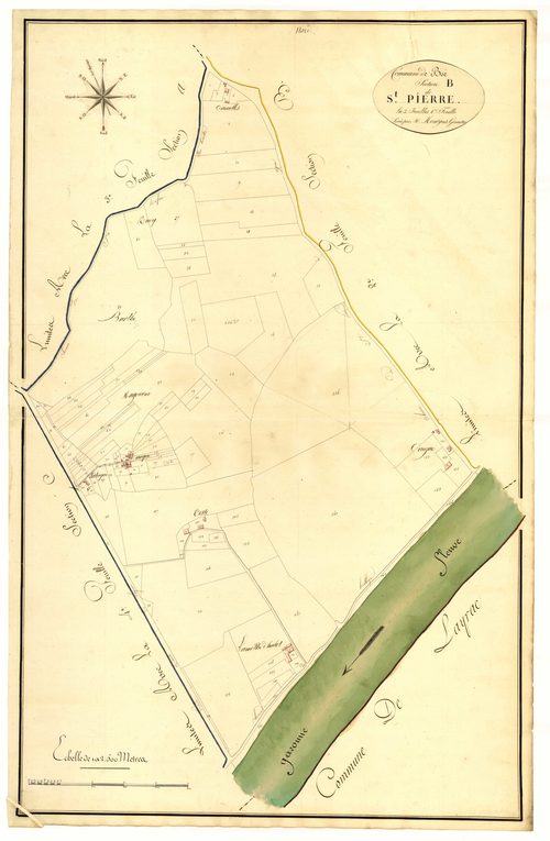 Plan primitif, atlas-B1 Saint-Pierre, Boé