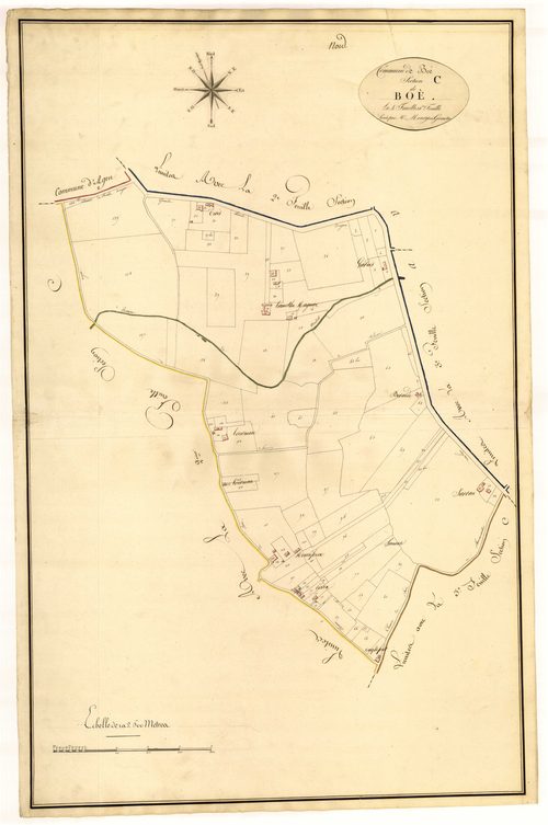 Plan primitif, atlas-C1 Boé, Boé