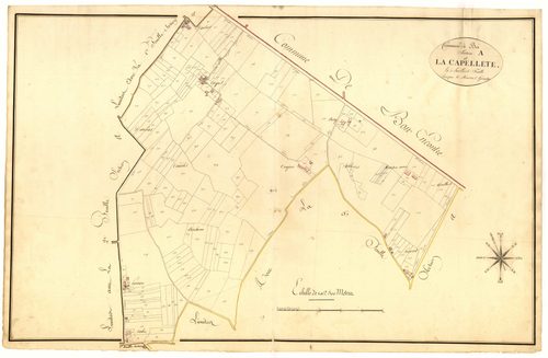 Plan primitif, atlas-A4 La Capellette, Boé