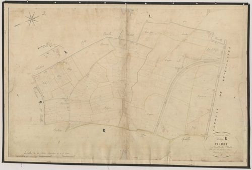 Plan napoléonien-B1 Pourrat, Boé