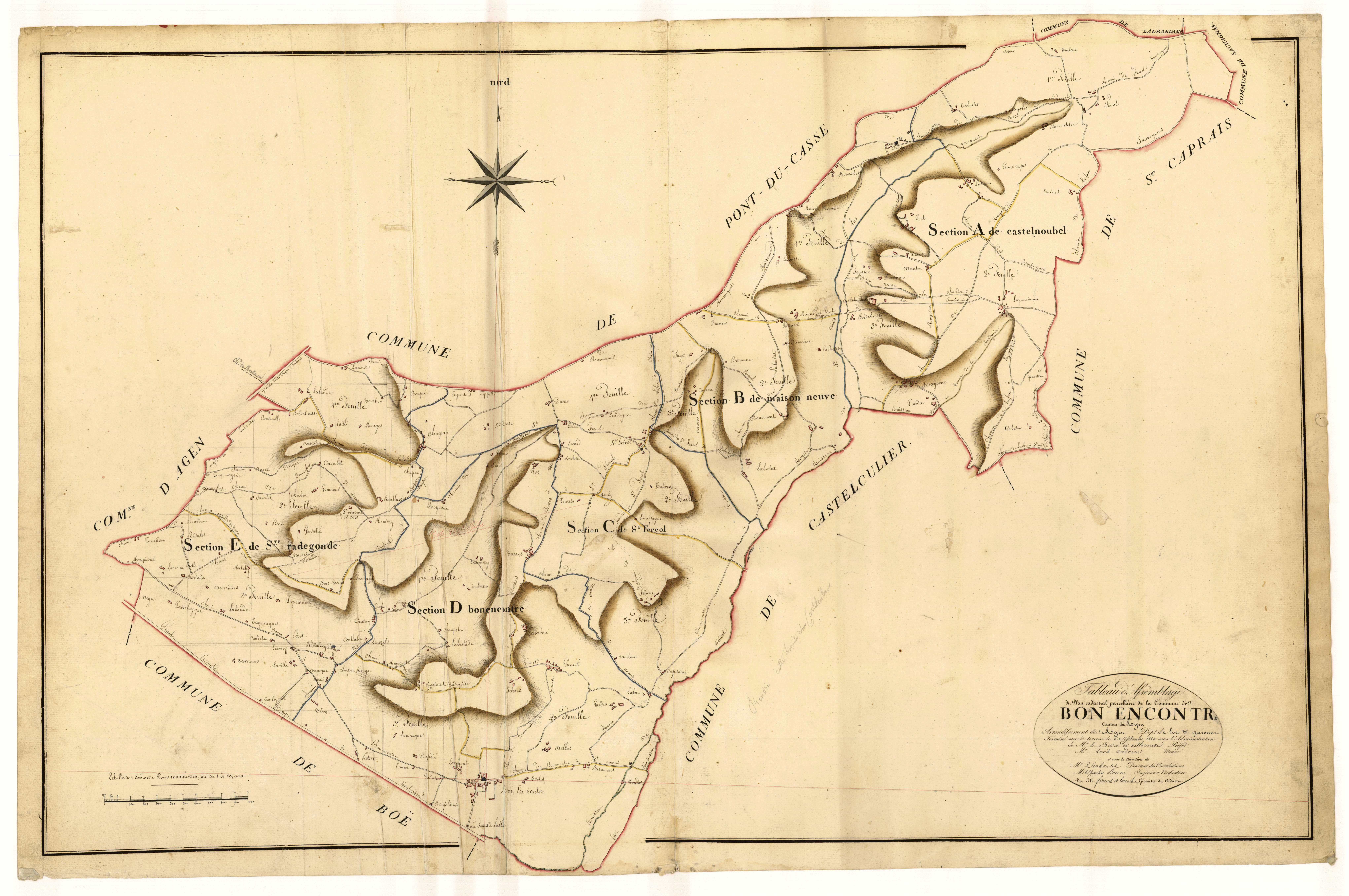 Plan primitif, atlas-TA, Bon-Encontre