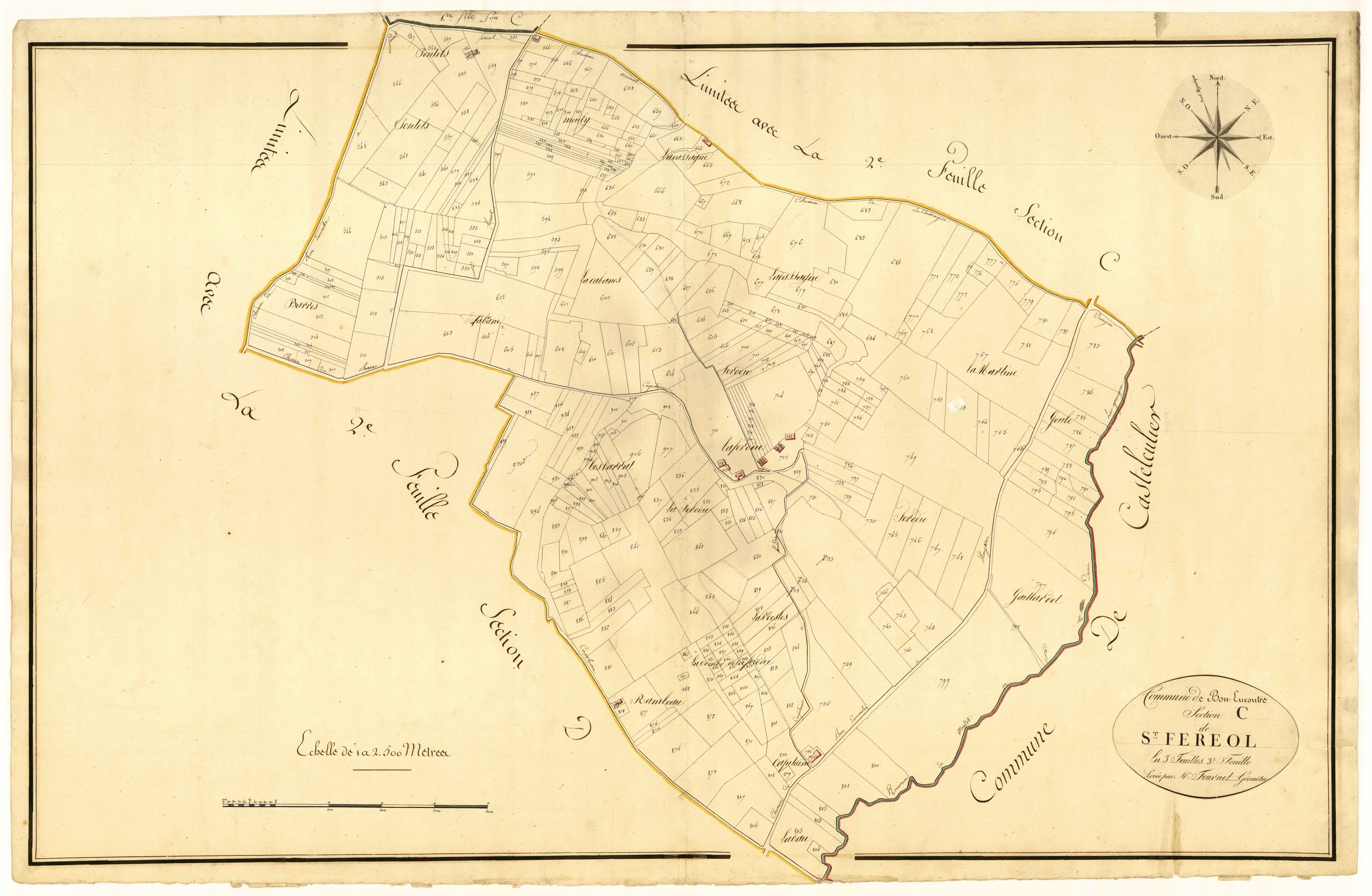Plan primitif, atlas-C3 Saint-Féréol, Bon-Encontre