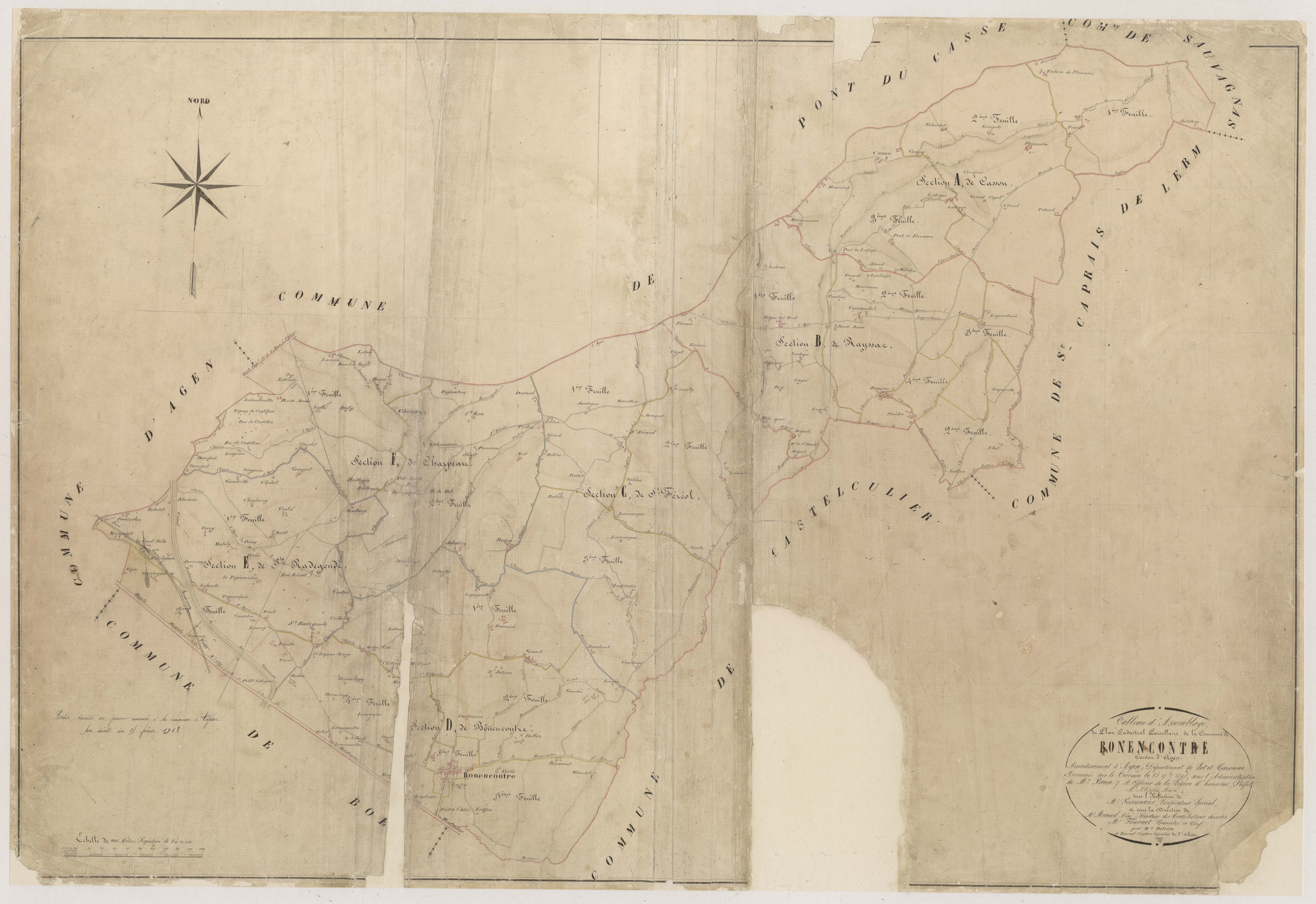 Plan napoléonien-TA, Bon-Encontre
