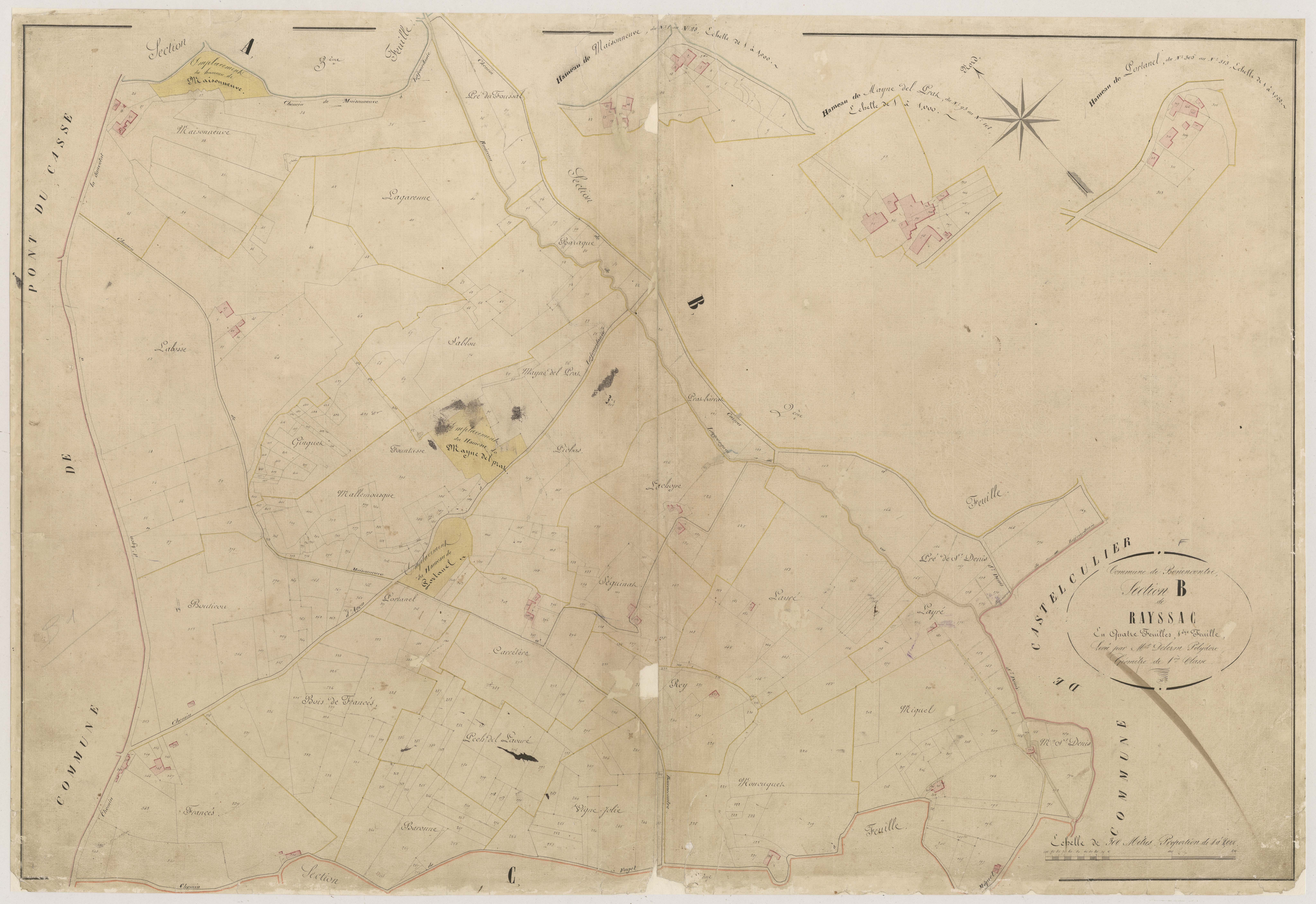 Plan napoléonien-B1 Rayssac, Bon-Encontre