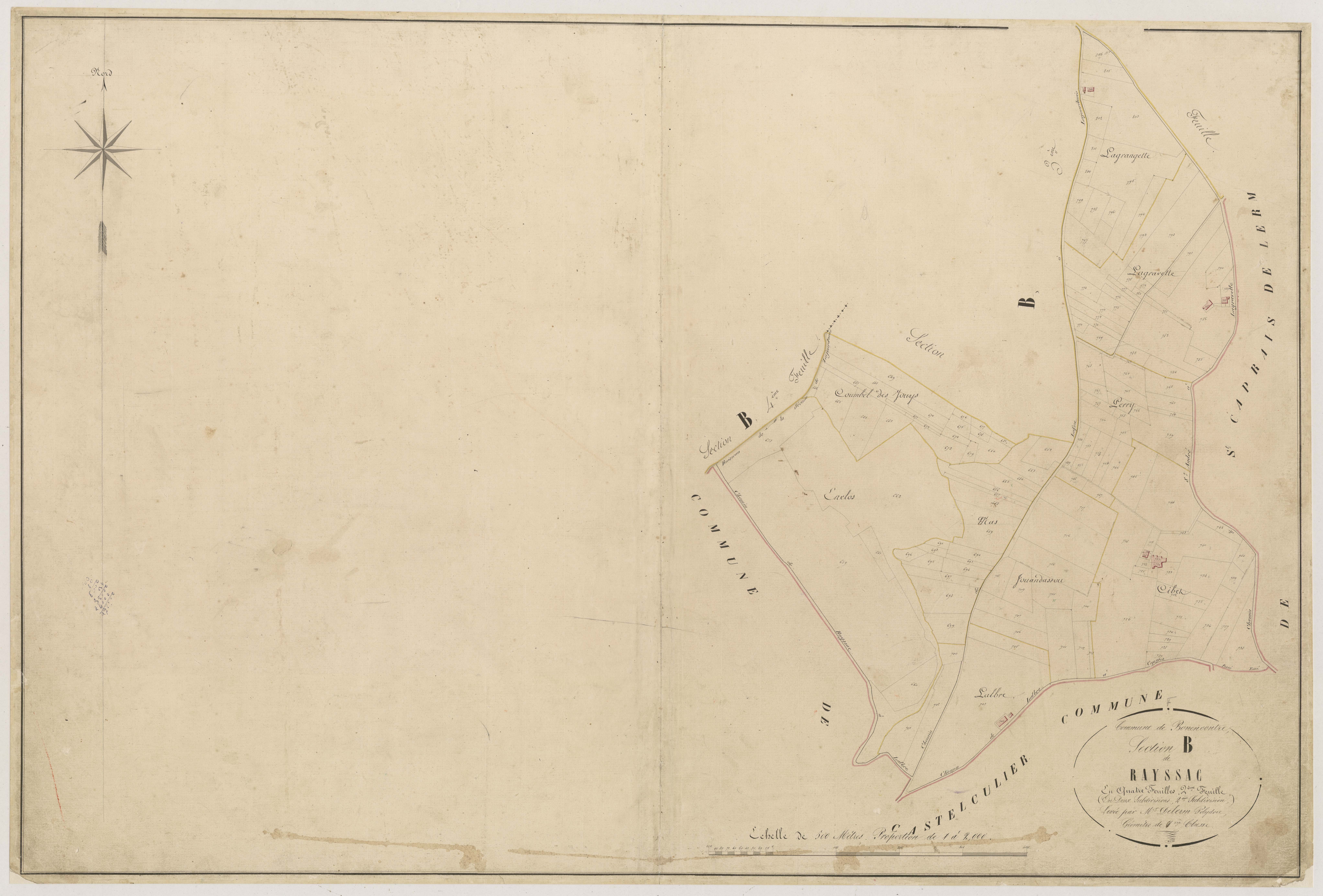 Plan napoléonien-B2 Rayssac (2eme partie), Bon-Encontre