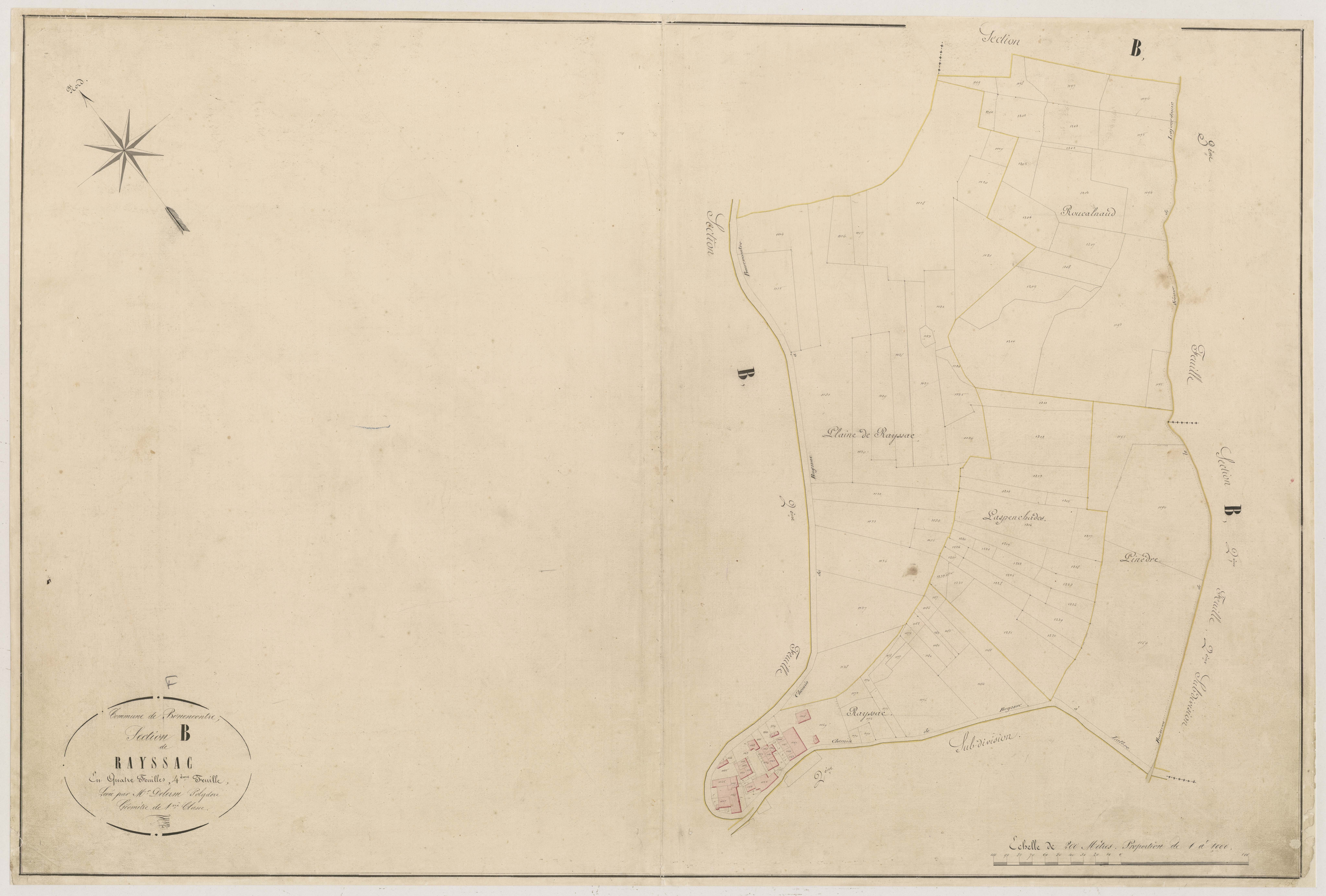 Plan napoléonien-B4 Rayssac, Bon-Encontre