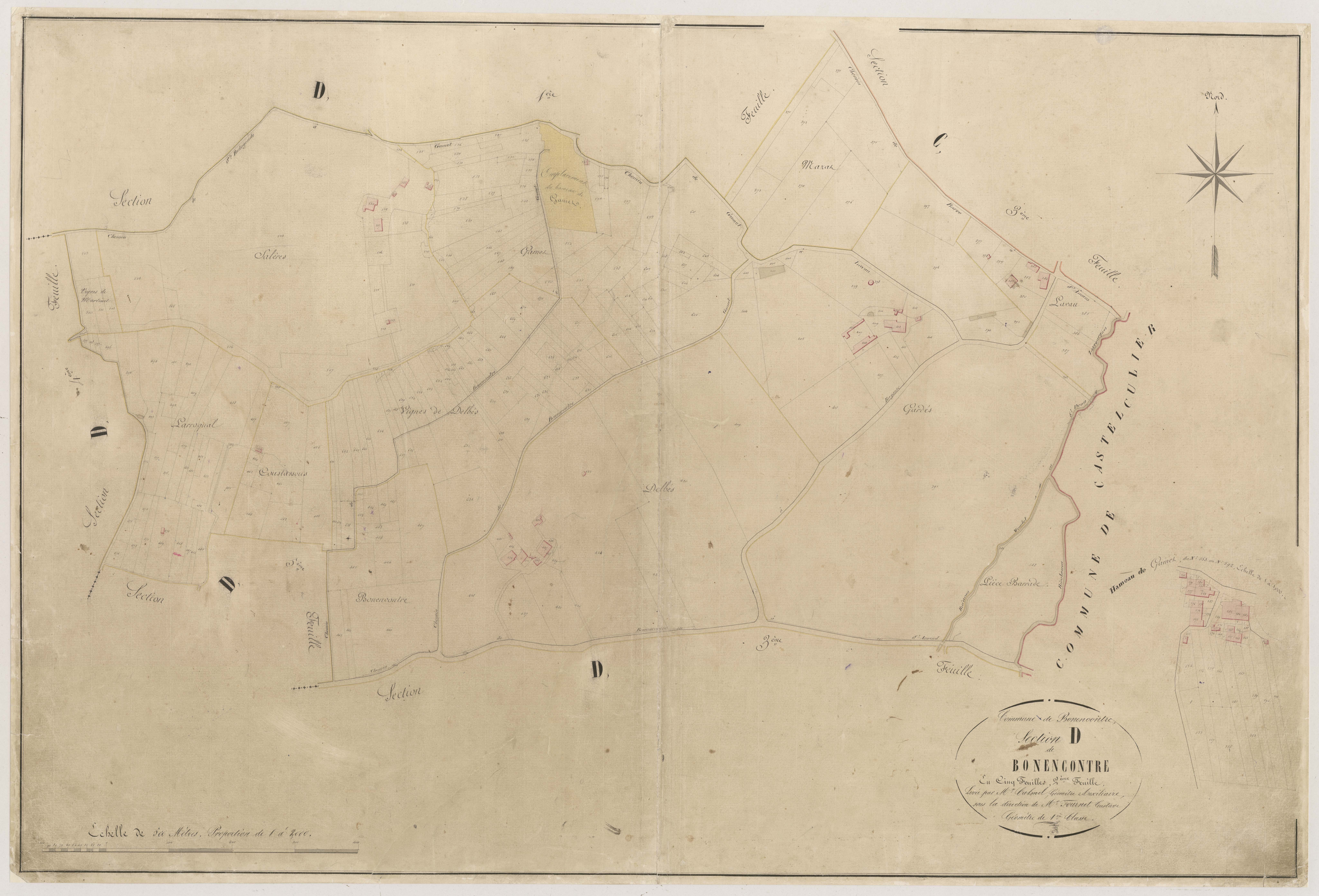 Plan napoléonien-D2 Bon-Encontre, Bon-Encontre