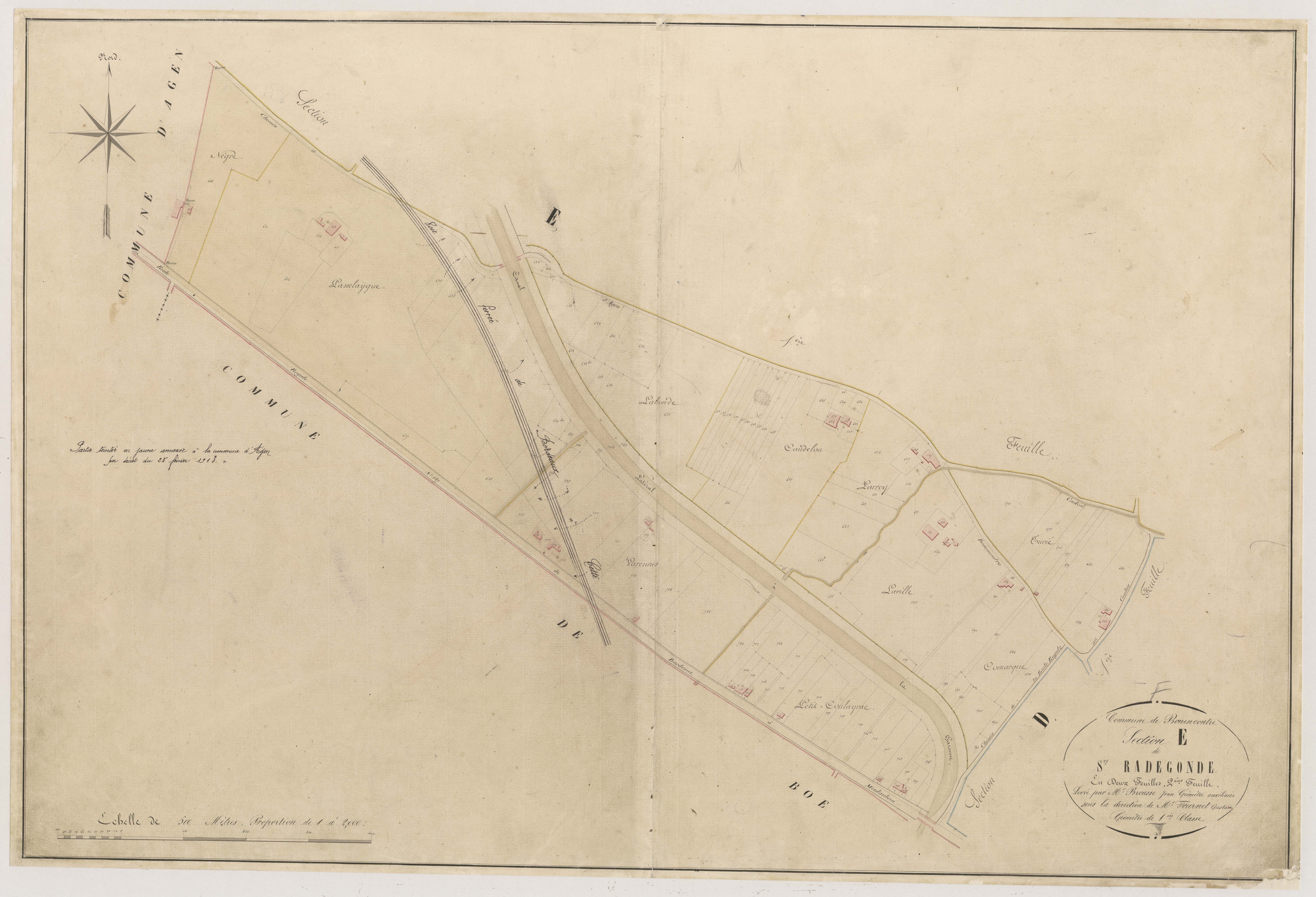 Plan napoléonien-E2 Sainte-Radegonde, Bon-Encontre