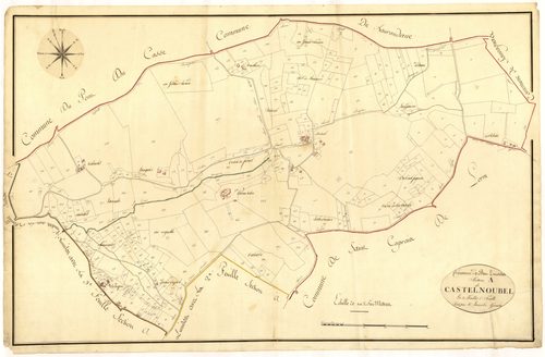 Plan primitif, atlas-A1 Castelnoubel, Bon-Encontre