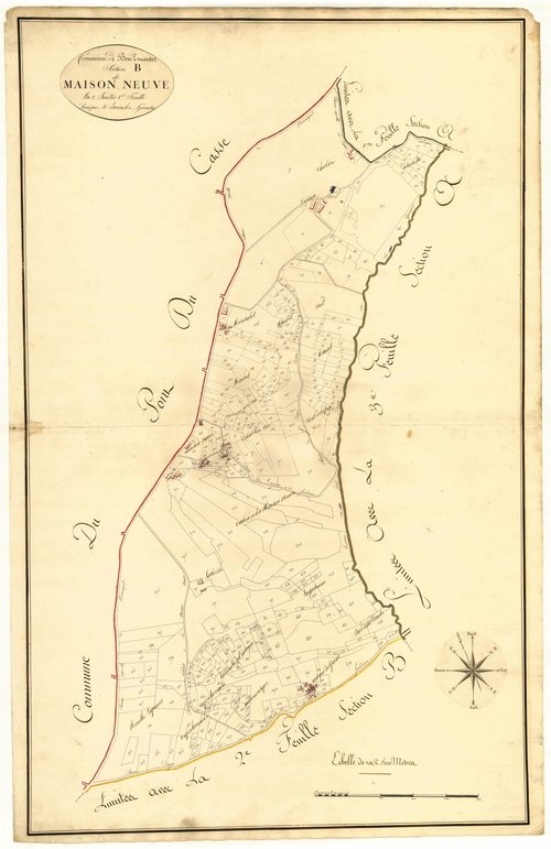 Plan primitif, atlas-B1 Maison-Neuve, Bon-Encontre