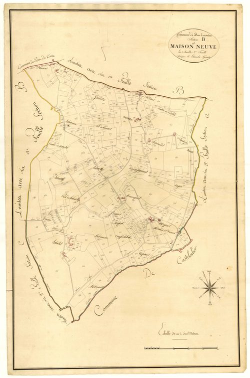 Plan primitif, atlas-B2 Maison-Neuve, Bon-Encontre