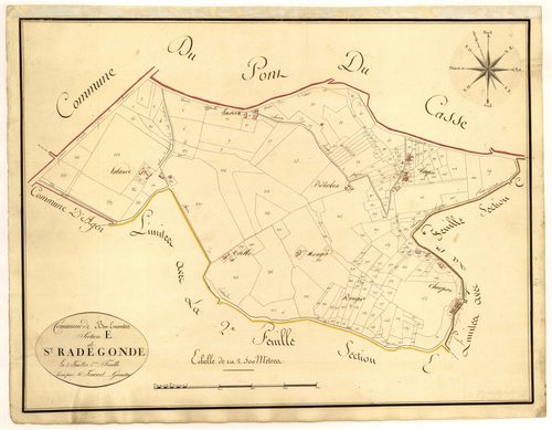 Plan primitif, atlas-E1 Sainte-Radegonde, Bon-Encontre